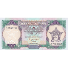 P28c Ghana - 500 Cedis Year 1994